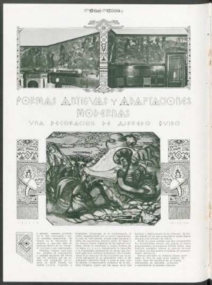 Formas antiguas y adaptaciones modernas - una decoración de Alfredo Guido