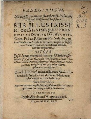 Panegyricum