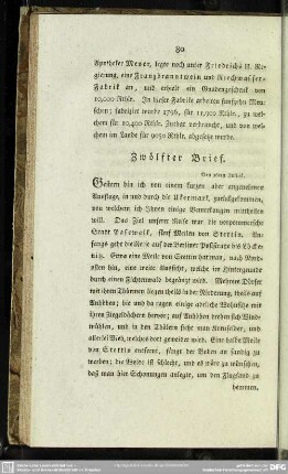 Zwölfter Brief. Den 16ten Julius