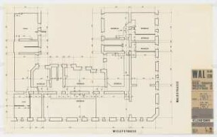 Wohnhaus Waldstraße 40 / Wiclefstraße, Berlin-Moabit: Grundriss Kellergeschoss 1:50