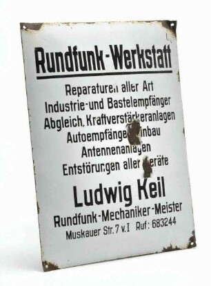 Rundfunk-Werkstatt Ludwig Keil