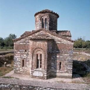 Arta (Epirus). Agios Nikolaos tis Rödia. 13. Jh. - Apsisseite
