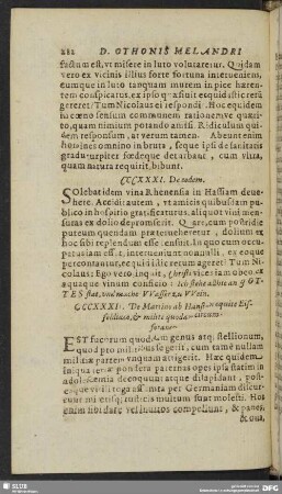 CCCXXXII. De Martino ab Hanstein equite Eisfeldiaco, & milite quodam circumforaneo