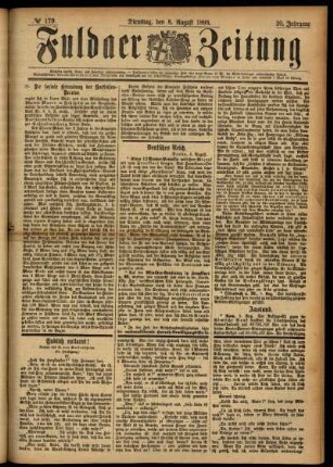 Ausgabe vom Dienstag, den 08. August 1893.