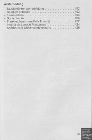 Weiterbildung
