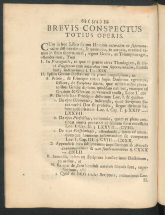 Brevis Conspectus Totius Operis