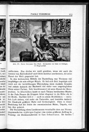 Abb. 171. Paolo Veronese: Der Fleiß. Deckenbild der Sala del Collegio im Dogenpalast