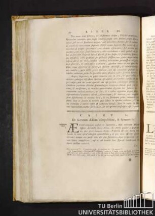 Caput I. De sacrarum Aedium compositione, & symmetriis. Capitolo I. Della composizione, e simmetrie de' Tempj.