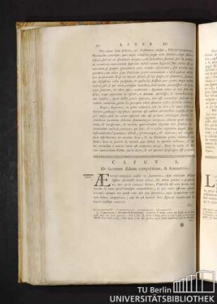 Caput I. De sacrarum Aedium compositione, & symmetriis. Capitolo I. Della composizione, e simmetrie de' Tempj.