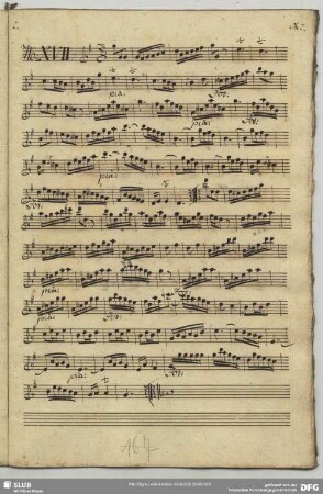 17. Anonymus, Instrumentalstücke, G-Dur