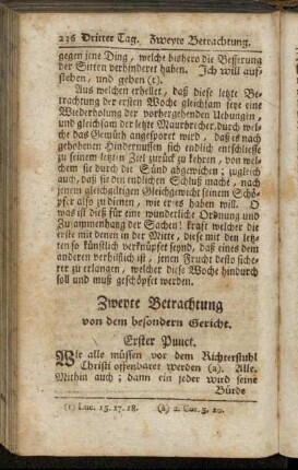 Zweyte Betrachtung von dem besondern Gericht.