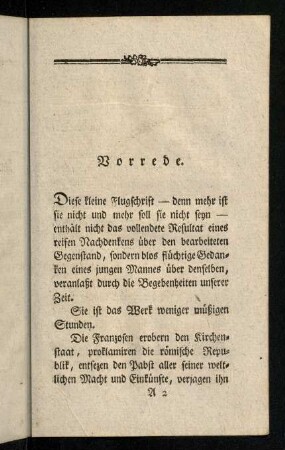 III-VI, Vorrede
