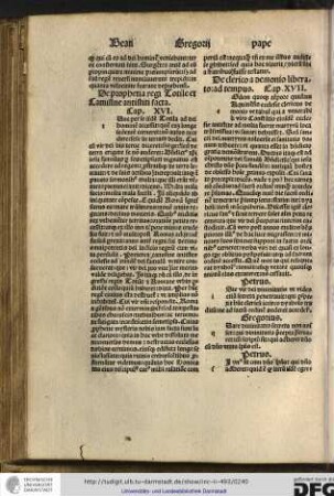 De prophetia regi Totile et Camisine antistiti facta, capitulum XVI.