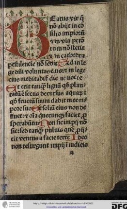 Beatus vir qui non abiit...