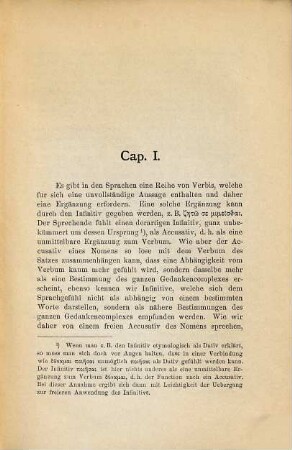 Der freie formelhafte Infinitiv der Limitation im Griechischen