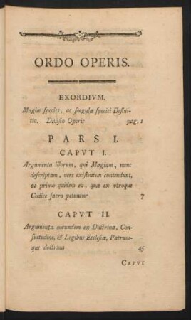 Ordo Operis.