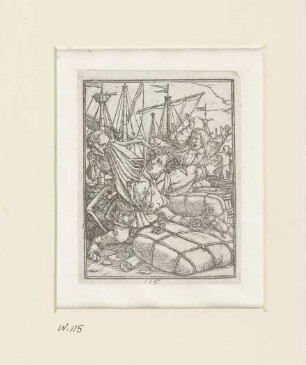 Kaufmann, aus: Symphorien Barbier, Les images de la mort, Lyon 1562, C 1 recto