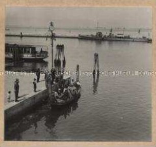 Venedig, Kriegshafen in Chioggia, ausfahrendes italienisches Torpedoboot