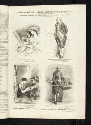 La comédie humaine. – Œvres completes de M. H. de Balzac