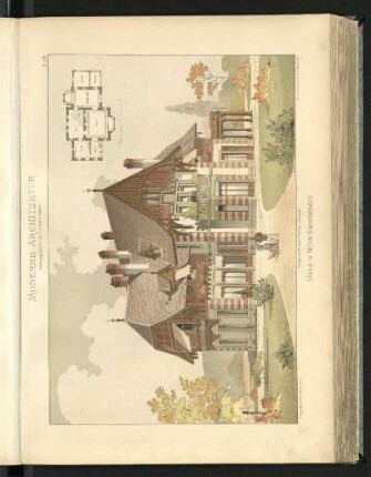 Villa in Nyon (Genfersee). G. Brocher, Architekt, Genf. Grundriss