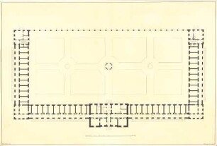 Mühe, Anton; Gerichtsgebäude - Grundriss