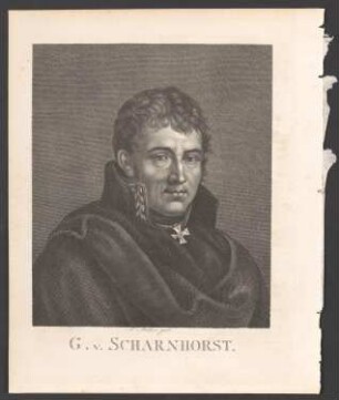 Porträt Gerhard von Scharnhorst (1755-1813)