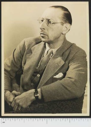 Porträtaufnahme Igor Stravinsky
