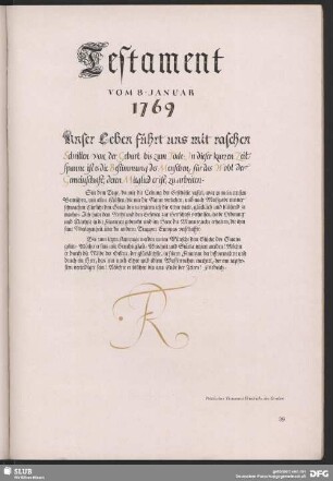 Politisches Testament Friedrich des Großen