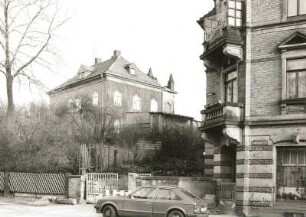 Dresden-Neustadt, Radeberger Straße 60. Herrenhaus Waldschlößchen (um 1785, um 1790). Straßenansicht
