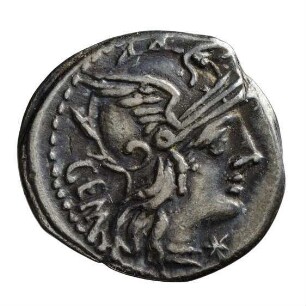 Münze, Denar, 134 v. Chr.