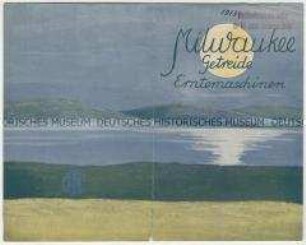Getreideerntemaschinen der Milwoukee (Harvester Company) in USA