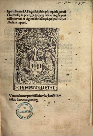 Epistolarum unus et viginti libri reliqui : qui post sedecum sunt reperti