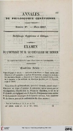 Quatrième article