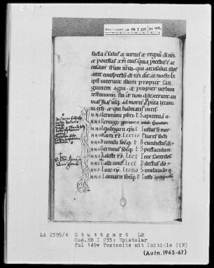 Epistolar — Initiale I (n), Folio 149verso