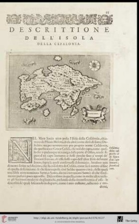 Descrittione dell‘ Isola della Cefalonia
