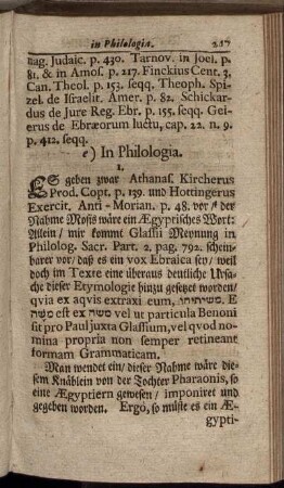 e) In Philologia.