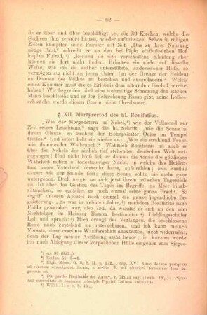 § XII. Märtyrertod des hl. Bonifatius.