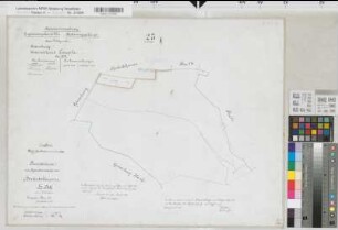 Herbertshausen (Laasphe), Teilung von Herbertshausen, Brouillonkarte I Laasphe Flur 25