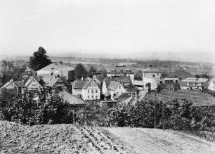 Dresden-Gorbitz. Stadtteilansicht. Blick nach Norden gegen Dresden-Briesnitz