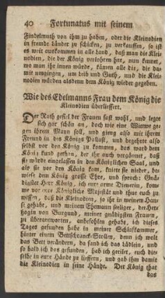 Wie des Edelmanns Frau dem König die Kleinodien überlieffert.