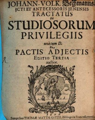 Tractatus de studiosorum privilegiis