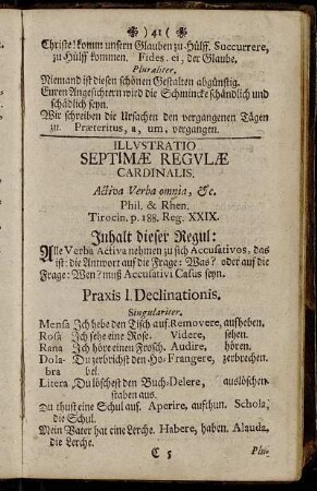 Illustratio Septimæ Regulæ Cardinalis. - Illustratio Octavæ Regulæ Cardinalis.