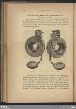 V. Methoden zur Messung der Expositionszeiten von Moment-Verschlüssen
