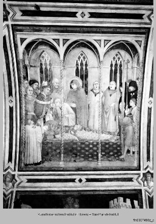 Exequien des Heiligen - Exequien des heiligen Martin im Beisein des heiligen Ambrosius