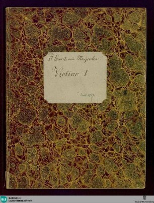 Quatuor pour deux violons, alto et violoncelle : [op. 5]