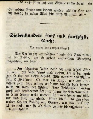Siebenhundert fünf und funfzigste Nacht