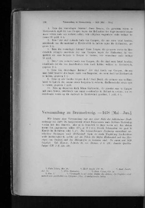 Versammlung zu Braunschweig. - 1438 (Mai-Jun.).