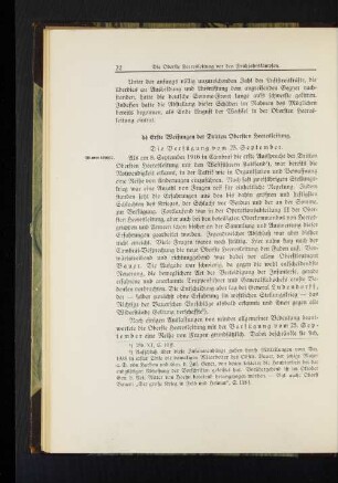 b) Erste Weisungen der Dritten Obersten Heeresleitung.