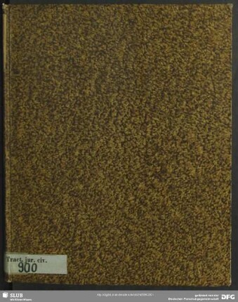 Dissertatio Tertia De Restricta Testatoris Potestate