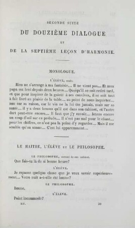 Seconde suite du douzième dialogue et de la septième lecon d'harmonie